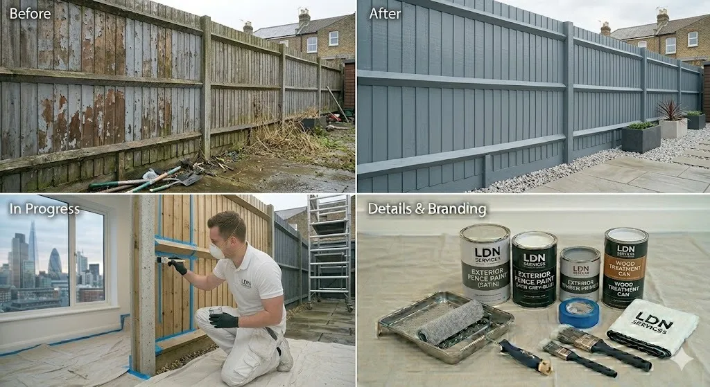 Fence Painting service in London Borough of Bromley - Bromley Painters